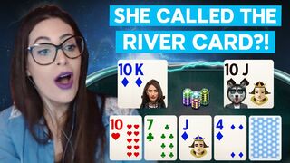 Can She Call For The Perfect River Card? | Blast-Off