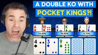 Double KO With Pocket Kings?! | Final Table Poker | Big Shot 109