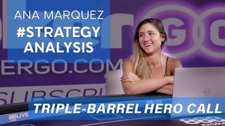 Poker Strategy | Sick 3-Barrel Bluff Hero Call