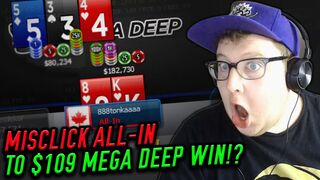 INSANE PLAYS ON THE $109 MEGA DEEP FINAL TABLE!