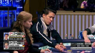 Muelhoecker vs. Vogelsang All-In Race (WSOPE €111,111 High Roller for One Drop)