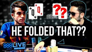 An Unbelievable FOLD! 888Live Barcelona Day 3 | 888poker