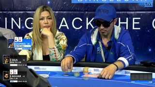 888poker LIVE Barcelona | Hand of the Day 1 (JJ vs 88 v J7)