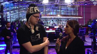 WSOPE Berlin | Conor Beresford Dishes to 888poker's Lizzy Harrison