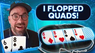 Flopping QUADS Three-Handed! | Blast-Off