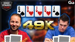 SHOWDOWN WITH TWO PAIRS ON THE BOARD | Dnegs vs Doug | High Stakes Feud