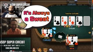 WSOPC Event #11 $210 Deepstack Bounty Hunters $500,000 GTD Highlights !