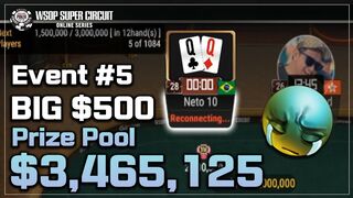 WSOPC Event #5 The BIG 500 $2,000,000 GTD Highlights!