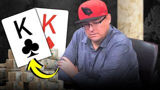 He WINS Over $73,000 in POTS With ACES and KINGS at LIVE Cash Game