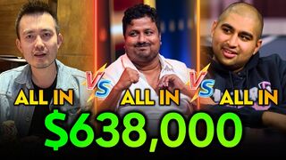 3-Way ALL IN With ACES for $638,000 at High Stakes PLO Cash Game