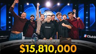 $15,810,000 at WPT BIG ONE for ONE DROP at Wynn Las Vegas