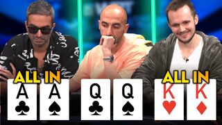 3-WAY Pocket PAIRS for $86,550 at LIVE Cash Game