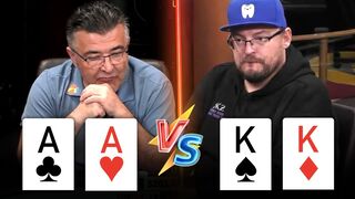 $433,800 With POCKET ACES & POCKET KINGS at Super High Stakes Cash Game