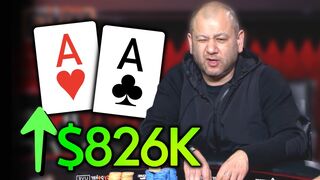 PAIR of ACES Win $826,000 Pot at Thrilling Million Dollar Cash Game