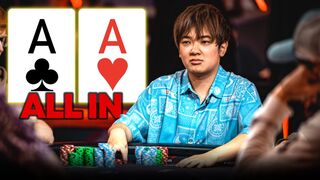 ALL IN With Pocket ACES for $203,425 Pot at SUPER High Stakes Cash Game