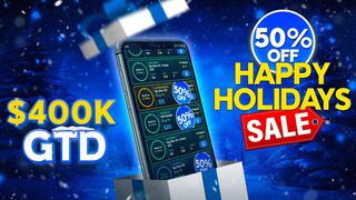 Your Favourite Poker Tournaments For 50% Off! | Happy Holidays Sale