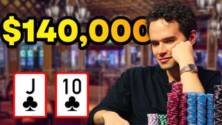 $140,000 Pot Won at SUPER HIGH STAKES Cash Game