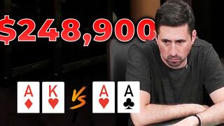 $248,900 Pot - High Stakes Poker Game. Unexpected Winner!