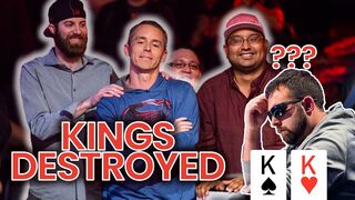 Pocket KINGS Destroyed In 8,725,000 Pot