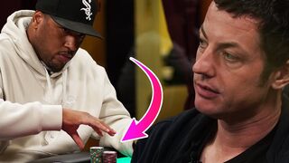 Tom Dwan has POCKET KINGS vs QUEENS