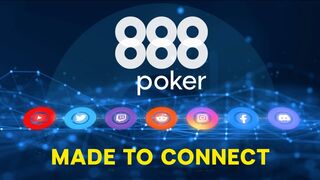 Stay CONNECTED With 888poker!