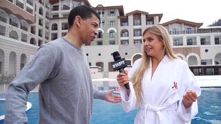 Alex Gray & Adam Pliska cold bath | WPT Russia