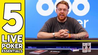 Why Does JaackMaate Travel With This Pokemon Card? | 5 Live Poker Essentials