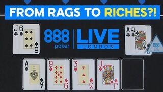 Double Up Or BRUTAL Knock-Out?! | 888poker LIVE London