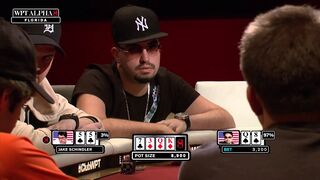 Season 2 WPT Alpha8 Florida: Schindler Tries the Bluff on Kenney