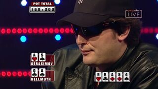 Phil Hellmuth vs Kirill Gerasimov | Classic Hands - Premier League Poker | partypoker