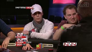 Jeff Gross vs Dan Colman | Classic Hands - Premier League Poker | partypoker