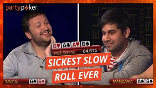#53 - Tony G v Ankush Mandavia | Top 100 Greatest Poker Moments | partypoker