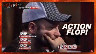 Top 5 SET vs FLUSH DRAW Flops | Poker Legends | partypoker #ClassicHands