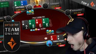 Top 5 Painful Tournament Bustouts | Online Poker - Texas Holdem | partypoker Team Online