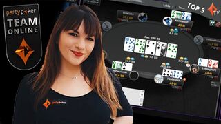 Top 5 SUPER Hey Monia Hands! | Online Poker - Texas Holdem | partypoker Team Online