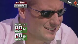 Top 5 BONKERS River Cards | Poker Legends | Live Poker | partypoker