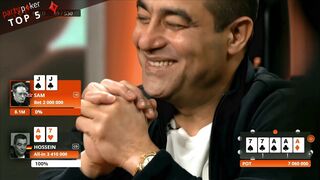 Top 5 God QUADS | MILLIONS Tour | Live Poker | partypoker