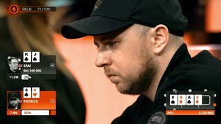 Patrick Leonard Rivers Full House | $10K Main Event | MILLIONS UK 2020