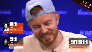 Top 5 PERFECT Flops All Round | Live Poker | partypoker