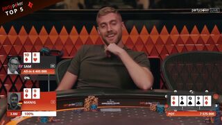Top 5 Amazing BLUFFS | Poker Legends | Live Poker | partypoker