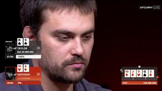 Taylor Turns a Straight & Folds | Main Event | MILLIONS North America 2018