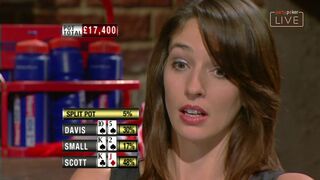 Kara Scott vs. Steve Davis & Gladstone Small | Poker Legends | Sports Stars Challenge III