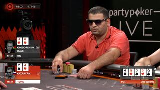 Kazaryan vs Khodorenko | Main Event Final Table | #MILLIONSRussia