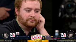 Passet Doubles Through Farrell | Triton Super High Roller | #MILLIONSRussia