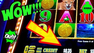 WOW!!! NON STOP WINS USING MY LAST $0.35!!! ???? #Casino #LasVegas #Florida #SlotMachine