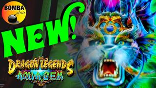 A FAMILIAR FIRST TRY! Dragon Legends ~ Aqua Gem & Fire Gem #Casino #LasVegas #SlotMachines