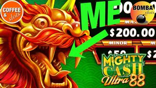 World's Most Expensive Coffee?! $1000 IN! Mighty Cash Ultra 88 ~ Dragon Flies 88 Coffee & Slots