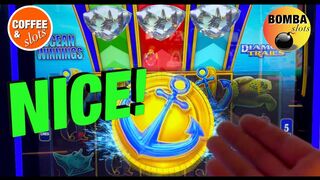 KONAMI! ???? Diamond Trails ~ Ocean Winnings Coffee & Slots at Aria #Casino in #LasVegas #SlotMachine