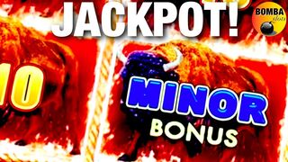 JACKPOT HANDPAY on Buffaloooo Link at The Cosmo Casino in Las Vegas, Slot Play Win