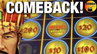 Pt.1 "The Comeback" on Emperor's Treasure ~ Dollar Storm Casino Slot Machine Play
